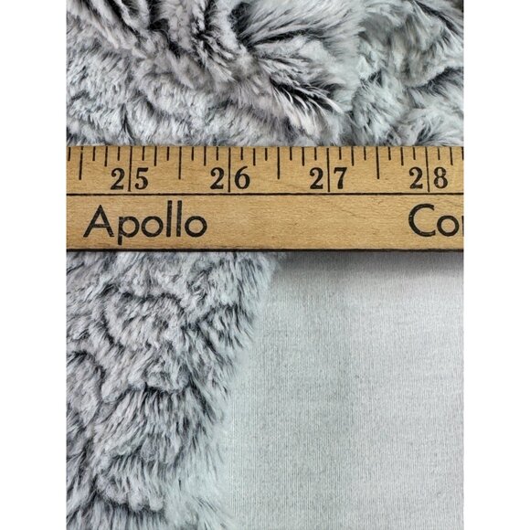 Alfred Dunner Faux Fur Jacket Womens 22W Gray Oscar Night Soft Plush Cozy NWT - Picture 10 of 11